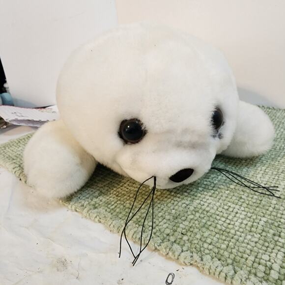 Vintage Tuppy the Seal Pup Plush 16” Tupperware Stuffed Animal Toy 1980s - Picture 1 of 10